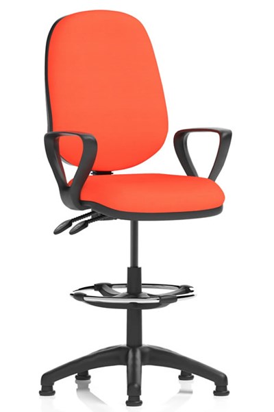 Upholstered Draughtsman Chair