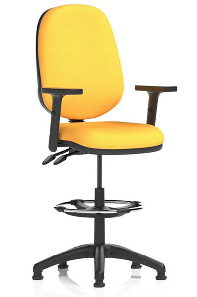 Upholstered Draughtsman Chair