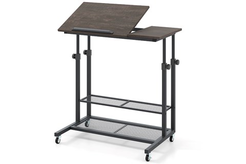 Fairmont Dark Oak Height Adjustable Desk