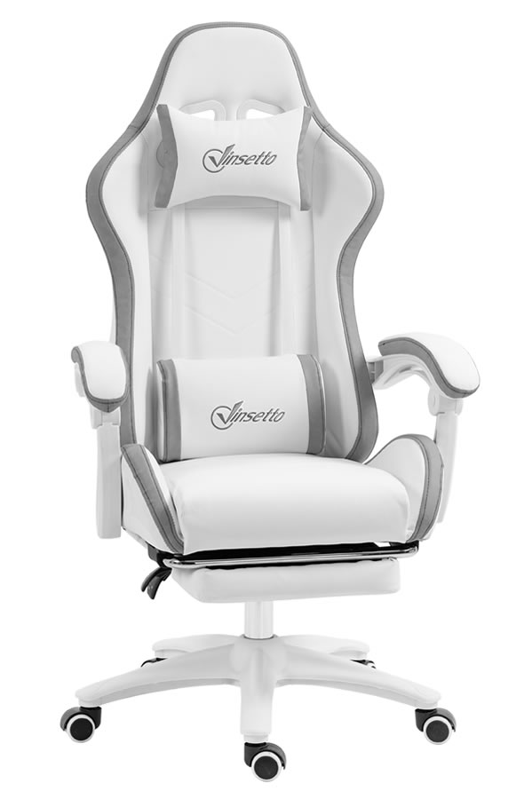 View Grey Leather Warrior Gaming Chair information