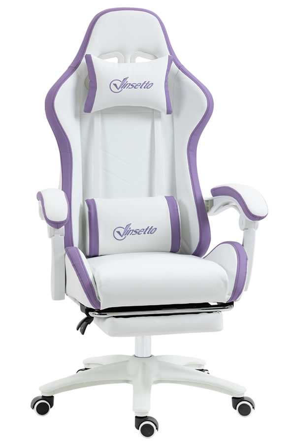 View Purple Leather Warrior Gaming Chair information