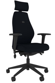 Positive Posture Black Ergonomic Office Chair
