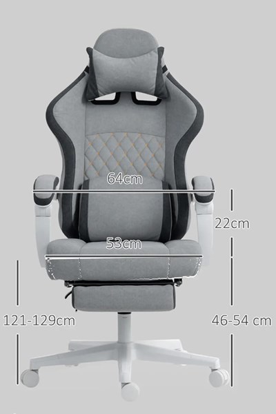 Tokyo Grey Gaming Chair
