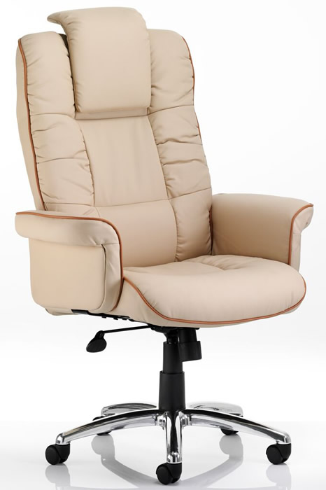 Cream Leather Office Chair, Best Leather Office Chair Uk