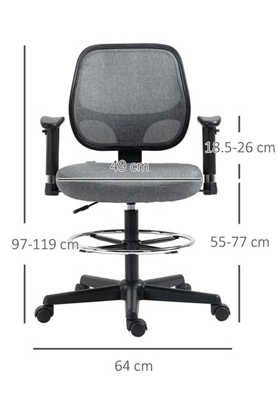 Cairo Draughtsman Chair