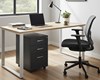 Optima Black Under Desk Pedestal