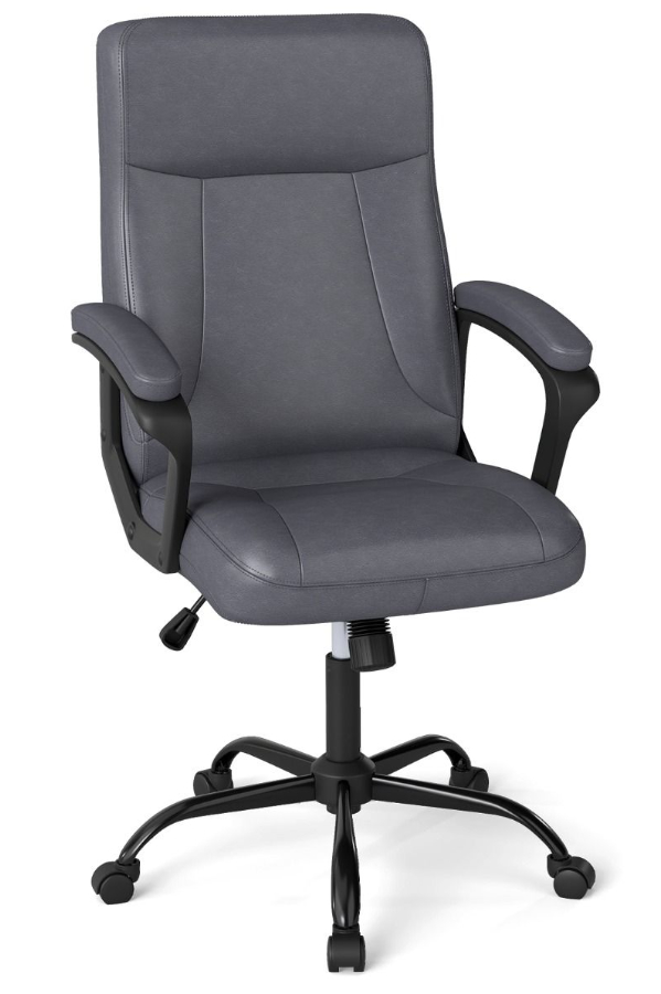 View Sudbury Heavy Duty High Back Executive Office Chair Waterproof Leatherier Curved Backrest Deeply Padded Seat 160kg Weight Capacity information