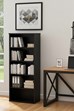 Optima Black 2000 Office Bookcase