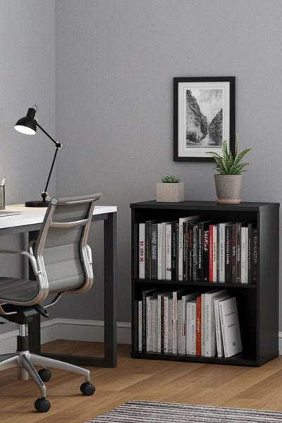 Optima Black 800 Office Bookcase