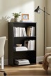 Optima Black 1200 Office Bookcase