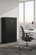 Optima Black Tall Office Cupboard