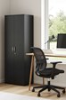 Optima Black Tall Office Cupboard
