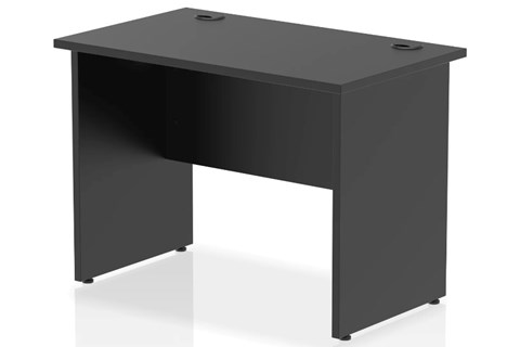 Optima Black 100cm x 60cm Small Panel Desk