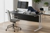 Optima Black Rectangular Cantilever Desk