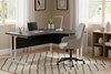 Optima Black Cantilever Crescent Desk