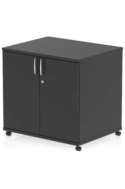 Optima Black Mobile Cupboard