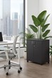 Optima Black Mobile Cupboard