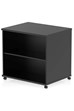 Optima Black Mobile Bookcase