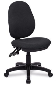 Promotion Black Fabric Operator Chair (No Arms)