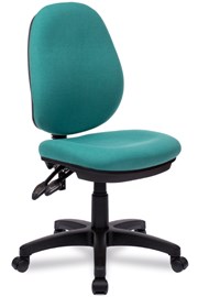 Promotion Green Fabric Operator Chair (No Arms)