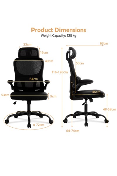 Cavell Ergonomic Mesh Office Chair