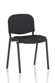 Black Fabric Stackable Conference Chair