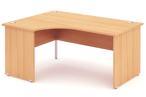 Price Point Beech Corner Desk - Left Handed 1800mm x 1200mm