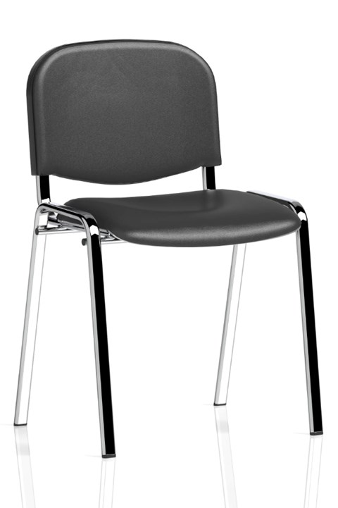 Vinyl Chrome Conference Chair