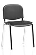 Vinyl Chrome Conference Chair