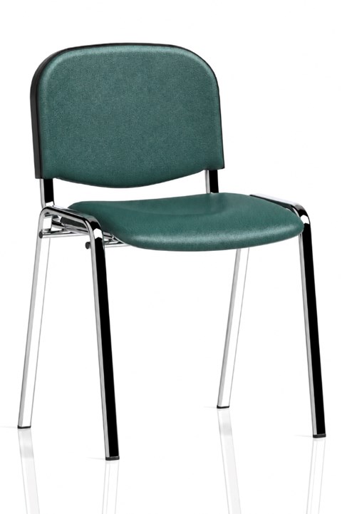 Vinyl Chrome Conference Chair