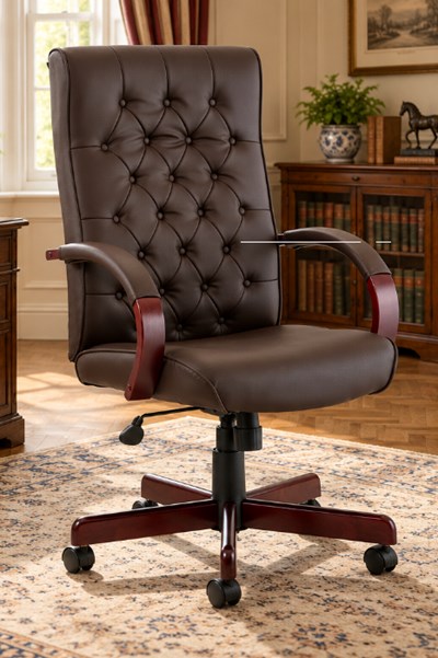 Chesterfield Leather Chair