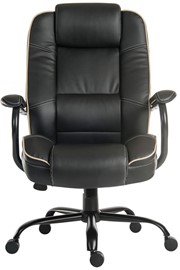 Goliath Duo Leather Office Chair - Black 
