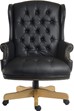 Chairman Noir Leather Office Chair