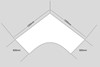 Price Point Beech Cantilever Corner Desk