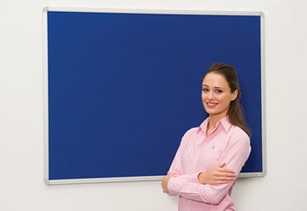 Decorative Noticeboards - 900 x 600mm Blue No