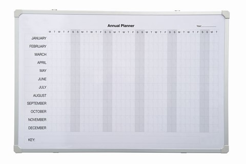 Perpetual Wall Planners - Annual Planner 