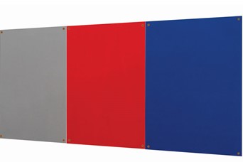 Decorative Unframed Noticeboard - 900 x 600mm Blue
