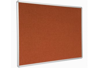Flameshield Aluminium Framed Noticeboard - 900 x 600mm Orange