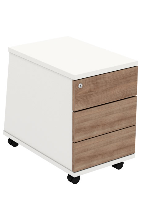 View Mobile Three Drawer Office Filing Pedestal Chest Ascend Range information