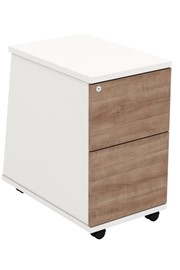 Ascend Desk High Two Drawer Pedestal - Birch 