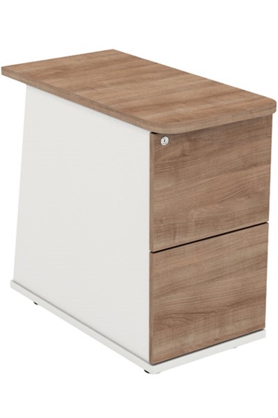 Ascend Desk High Two Drawer Pedestal