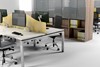 Aura Beam 2 Person Rectangular Bench Desk