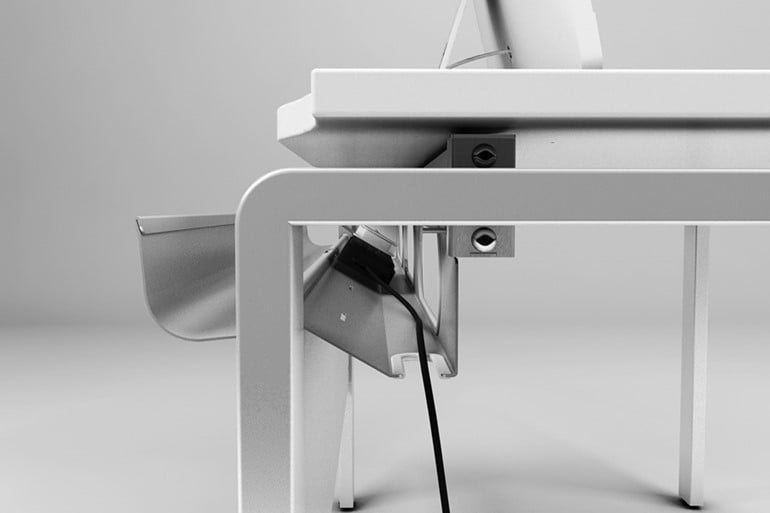 Aura Beam Rectangular Bench Desk