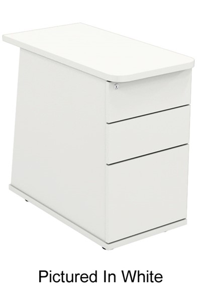 Ascend Desk High Three Drawer Pedestal