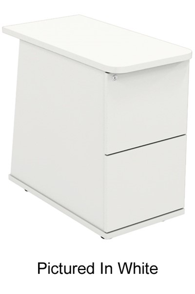 Ascend Desk High Two Drawer Pedestal