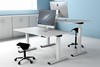 Sit Stand Rectangular Desk