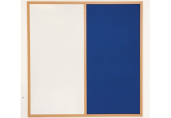 Eco Friendly Wood Pinup Pen Board - 900 x 600mm Blue