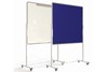 Mobile Flipchart Noticeboard Combi