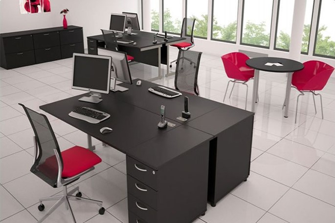 Nene Black Office Furniture Range