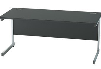 Nene Black Rectangular Cantilever Desk - 800mm  x 800mm